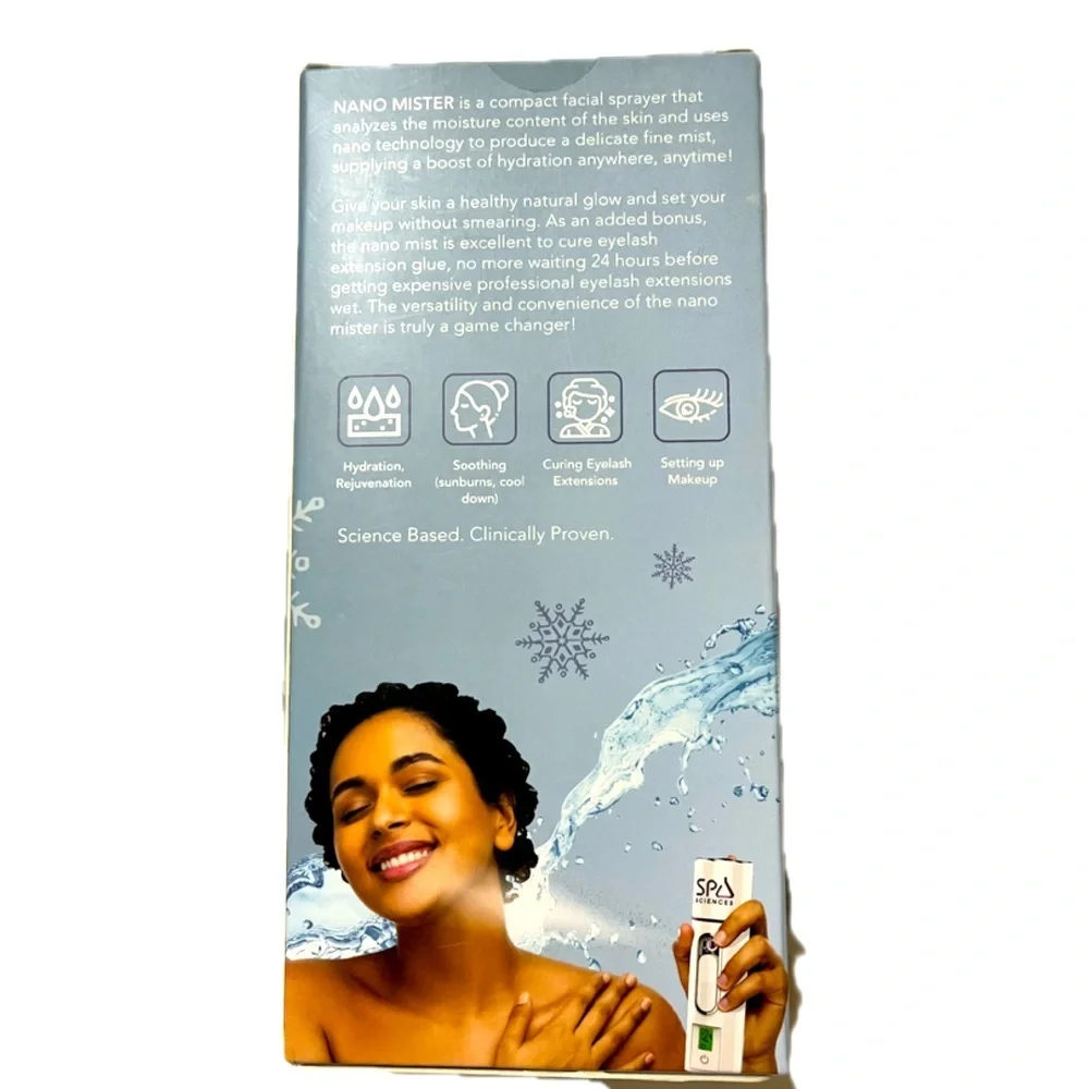 Spa Sciences Nano Mister Facial Mist Sprayer with Skin Analyzer